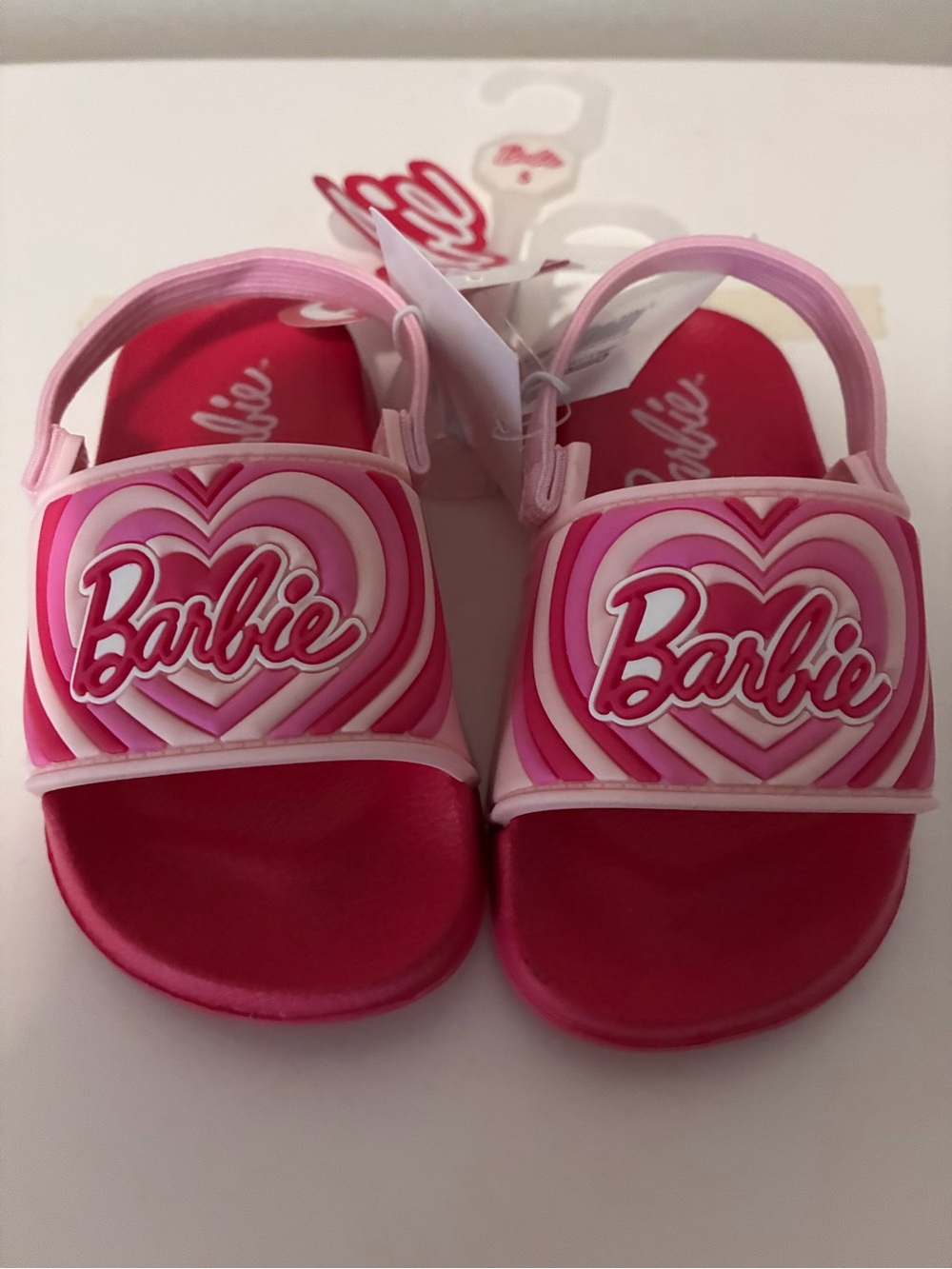 NEW Barbie Pink Toddler Girls Sandals Size 5T NWT